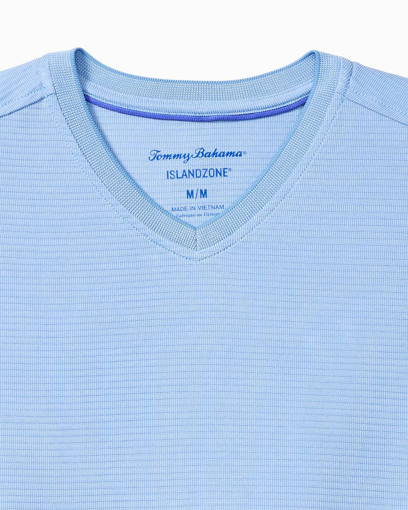 Big & Tall Coastal Crest IslandZone® V-Neck Shirt - Tommy Bahama Men