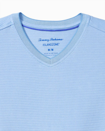 Big & Tall Coastal Crest IslandZone® V-Neck Shirt - Tommy Bahama Men