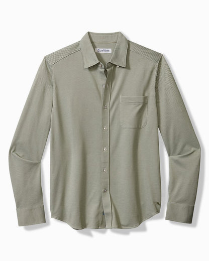 Big & Tall San Lucio Knit Stretch Shirt - Tommy Bahama Men