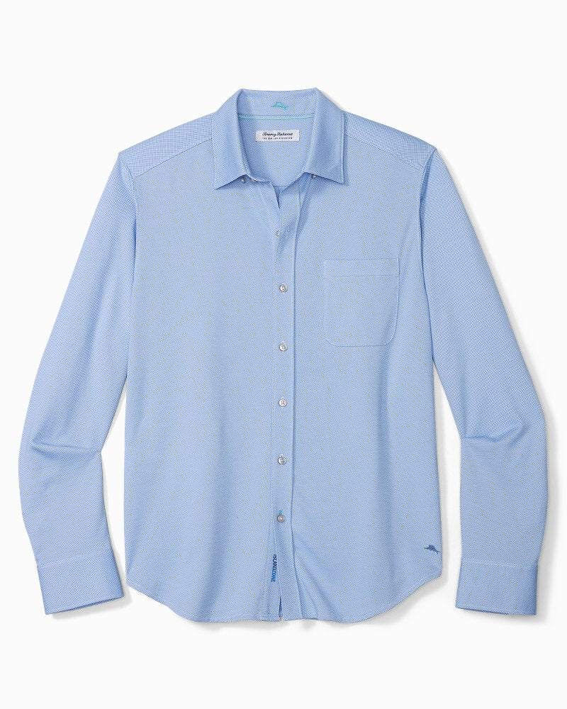 Big & Tall San Lucio Knit Stretch Shirt - Tommy Bahama Men