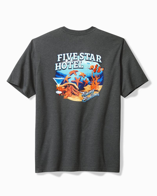 Big & Tall Five Star Hotel Graphic T-Shirt - Tommy Bahama Men