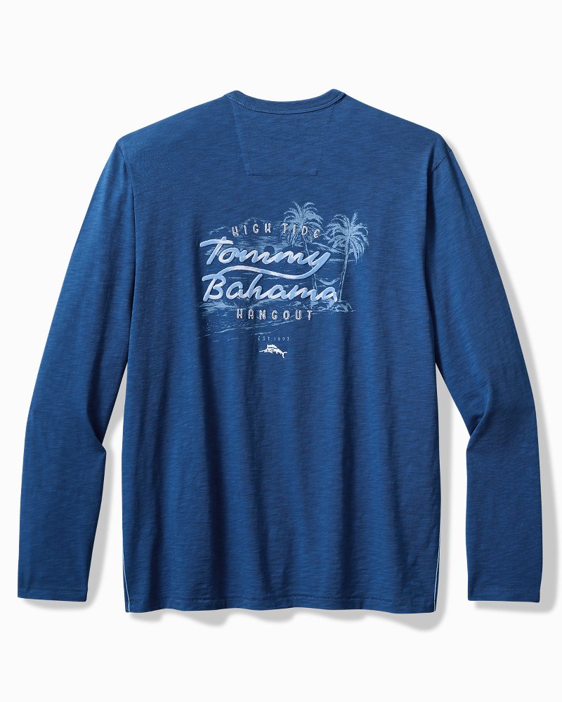 Big & Tall High Tide Hangout Long-Sleeve Lux T-Shirt - Tommy Bahama Men