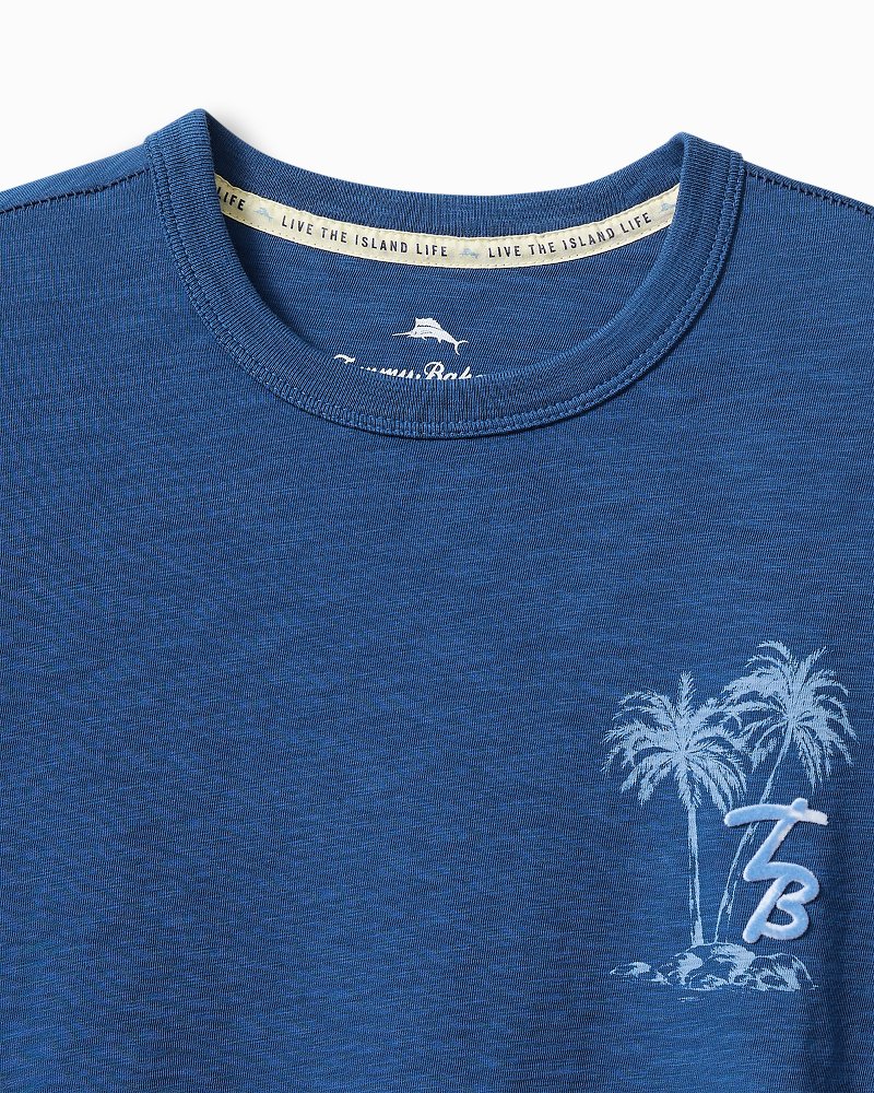 Big & Tall High Tide Hangout Long-Sleeve Lux T-Shirt - Tommy Bahama Men