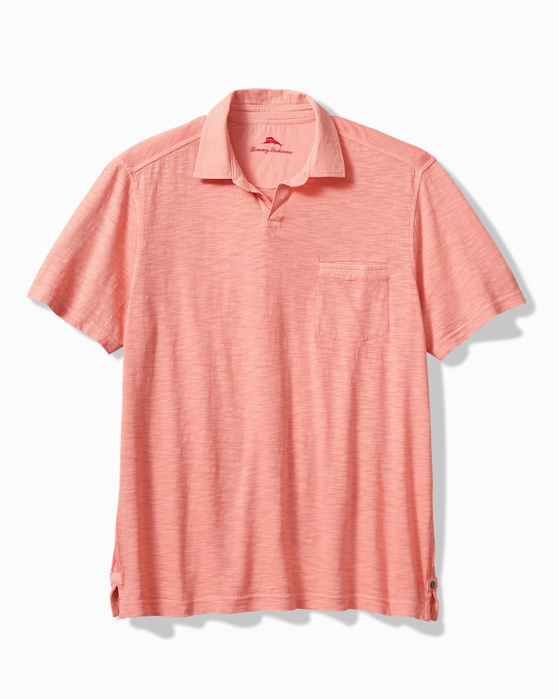 Big & Tall Beach Fade Johnny Collar Polo - Tommy Bahama Men