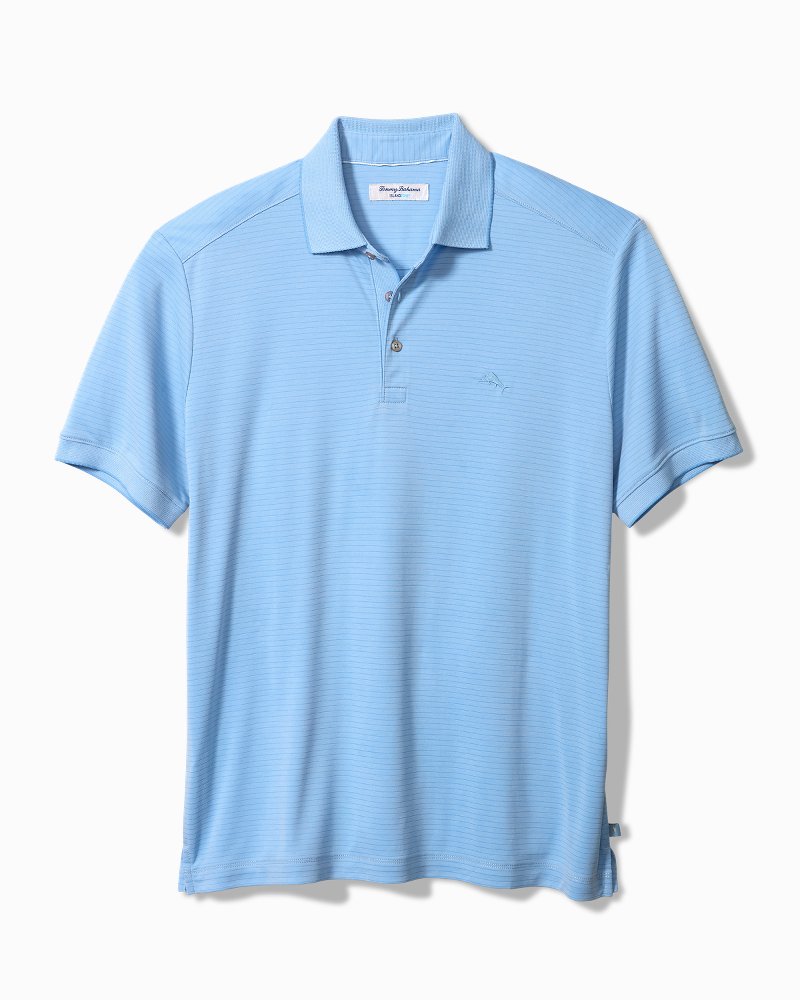 Big & Tall Bay Stripe IslandZone® Polo - Tommy Bahama Men