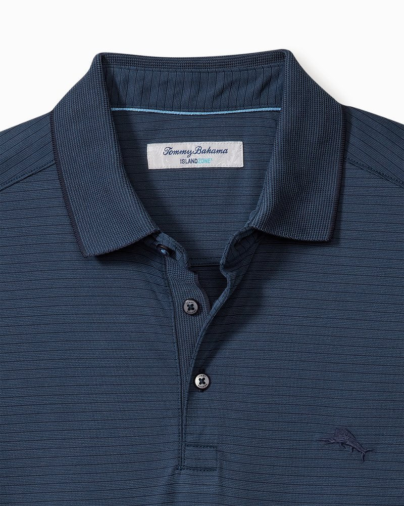 Big & Tall Bay Stripe IslandZone® Polo - Tommy Bahama Men