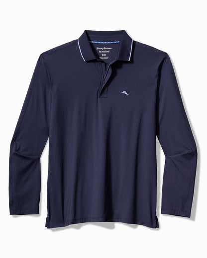 Big & Tall Palm Desert Fairway IslandZone® Long-Sleeve Polo - Tommy Bahama Men