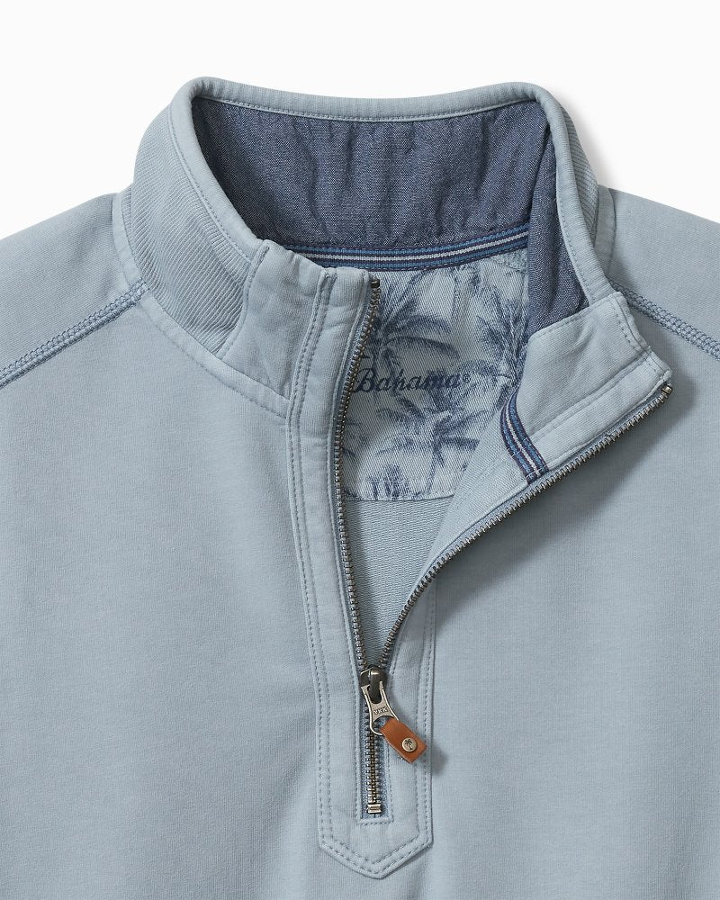 Big & Tall Ben & Terry Half-Zip Sweatshirt - Tommy Bahama Men
