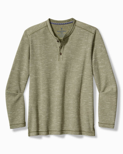 Big & Tall Morro Beach Long-Sleeve Henley - Tommy Bahama Men