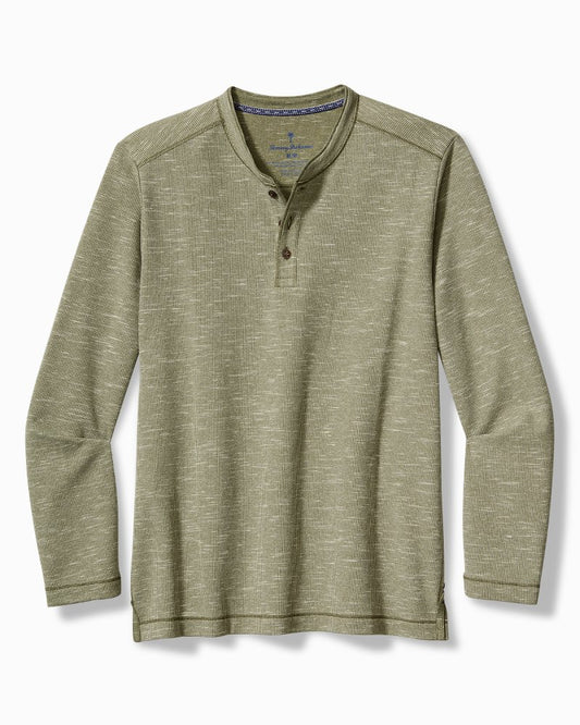 Big & Tall Morro Beach Long-Sleeve Henley - Tommy Bahama Men