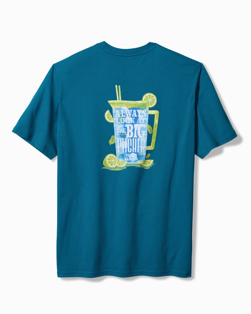 Big & Tall Always Look at the Big Pitcher Graphic T-Shirt - Tommy Bahama Men