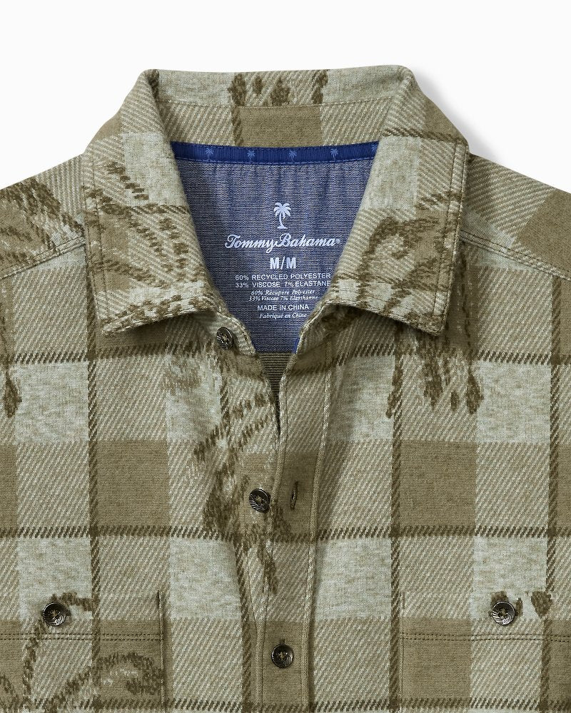 Big & Tall Fireside Palm Springs Stretch Flannel Shirt - Tommy Bahama Men