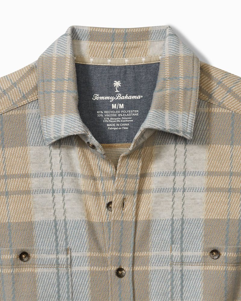 Big & Tall Fireside Modesto Stretch Flannel Shirt - Tommy Bahama Men