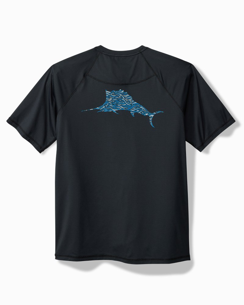 Big & Tall Chill Time Surf IslandZone® Short-Sleeve Rash Guard - Tommy Bahama Men