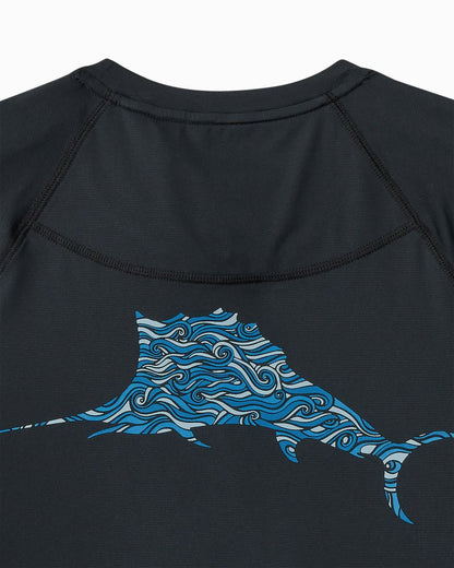 Big & Tall Chill Time Surf IslandZone® Short-Sleeve Rash Guard - Tommy Bahama Men