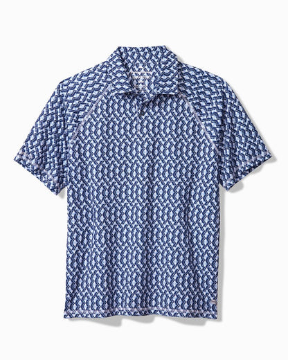 Big & Tall Fresco Geo IslandZone® Polo - Tommy Bahama Men