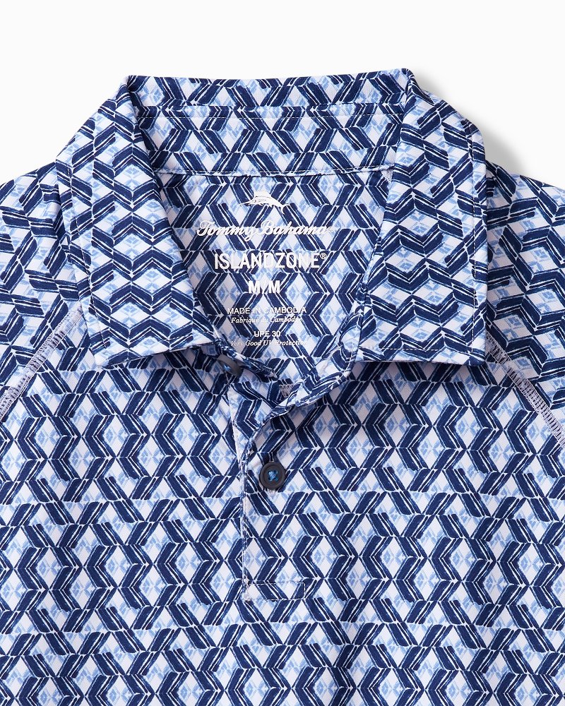 Big & Tall Fresco Geo IslandZone® Polo - Tommy Bahama Men