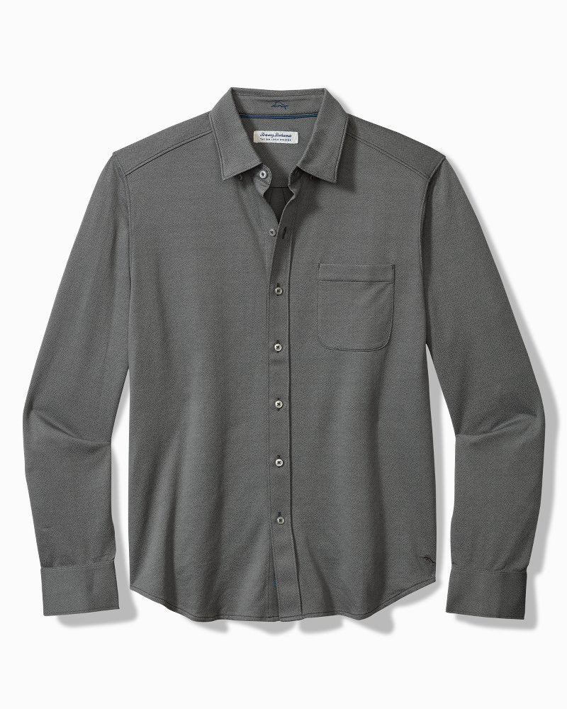 Big & Tall San Lucio Diamond Isles Knit Stretch Shirt - Tommy Bahama Men