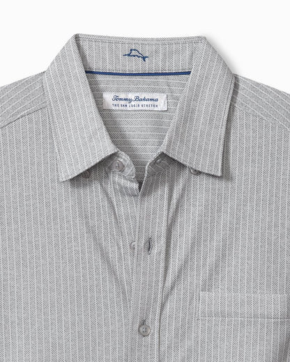 Big & Tall San Lucio Studio Stripe Knit Stretch Shirt - Tommy Bahama Men