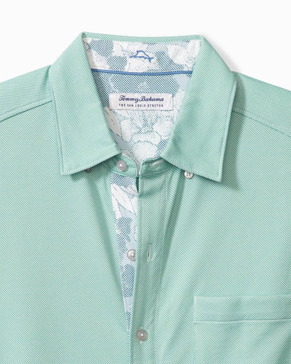 Big & Tall San Lucio Cali Blooms Happy Hour Knit Stretch Shirt - Tommy Bahama Men