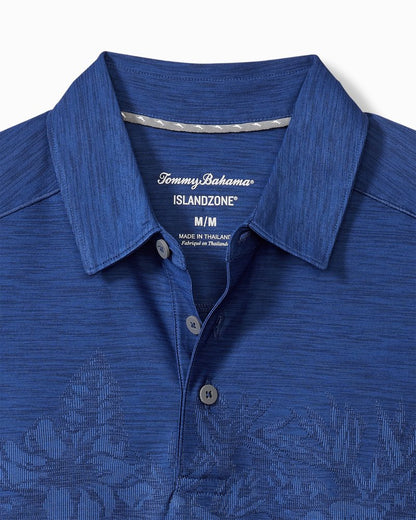 Big & Tall Palm Coast Hibiscus Border IslandZone® Polo - Tommy Bahama Men