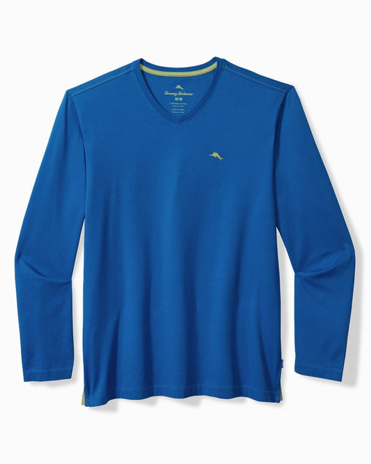 Big & Tall Bali Skyline V-Neck Long-Sleeve T-Shirt - Tommy Bahama Men