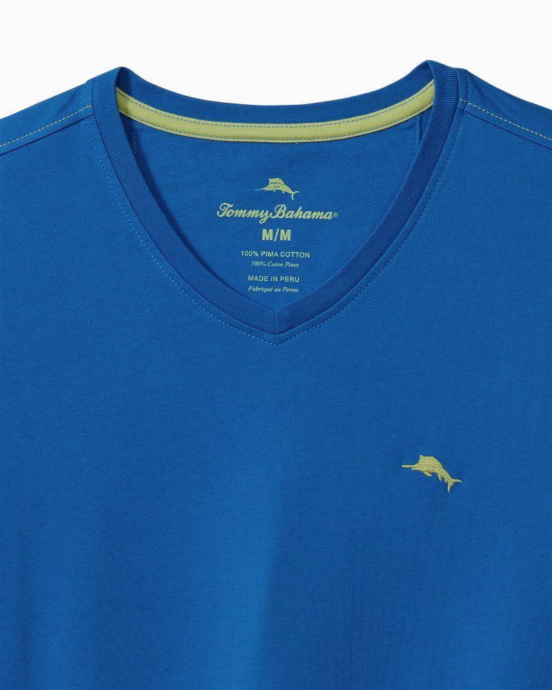 Big & Tall Bali Skyline V-Neck Long-Sleeve T-Shirt - Tommy Bahama Men