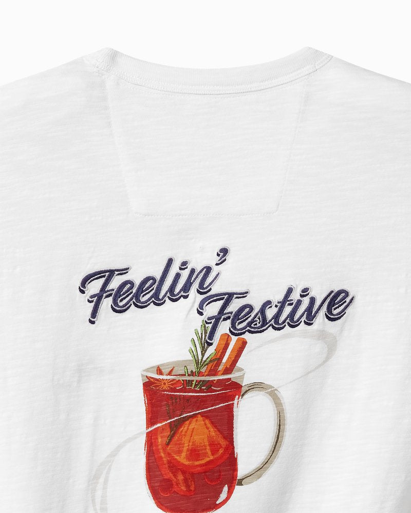Big & Tall Feelin' Festive Long-Sleeve Lux T-Shirt - Tommy Bahama Men