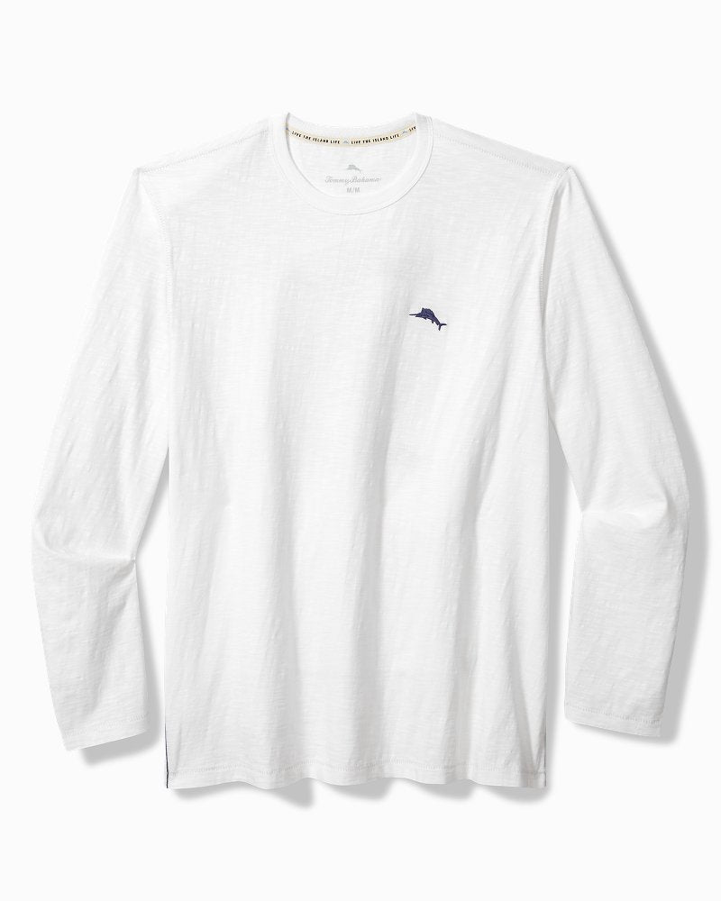 Big & Tall Feelin' Festive Long-Sleeve Lux T-Shirt - Tommy Bahama Men