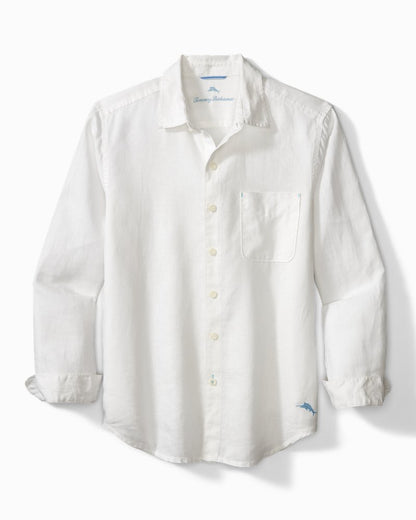 Big & Tall Sea Glass Breezer Linen Shirt - Tommy Bahama Men