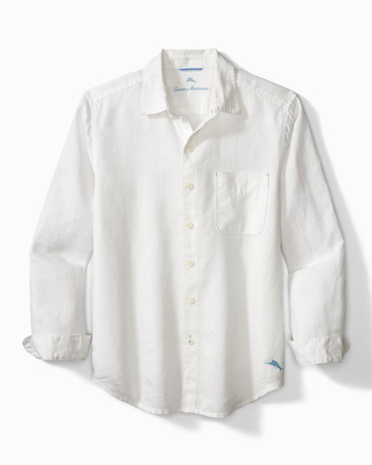 Big & Tall Sea Glass Breezer Linen Shirt - Tommy Bahama Men