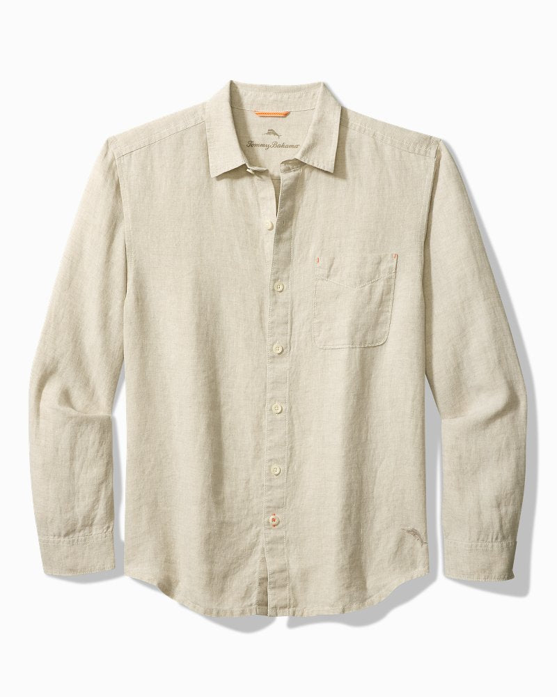 Big & Tall Sea Glass Breezer Linen Shirt - Tommy Bahama Men