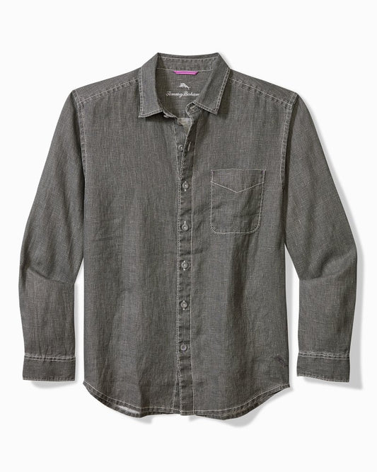 Big & Tall Sea Glass Breezer Linen Shirt - Tommy Bahama Men