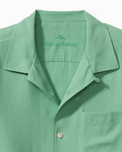 Big & Tall Hawaiian Herringbone Camp Shirt - Tommy Bahama Men