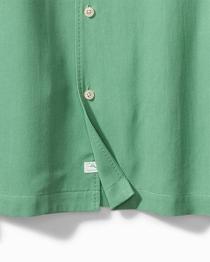 Big & Tall Hawaiian Herringbone Camp Shirt - Tommy Bahama Men