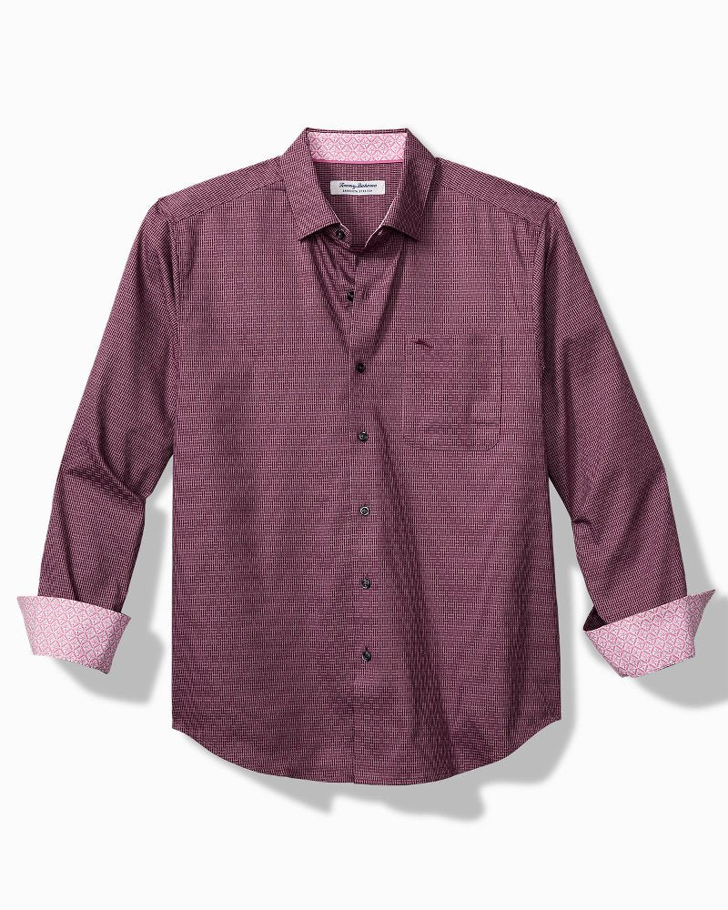 Big & Tall Sarasota Stretch Ventura Isles IslandZone® Stripe Shirt - Tommy Bahama Men