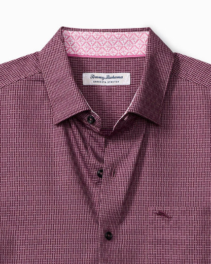 Big & Tall Sarasota Stretch Ventura Isles IslandZone® Stripe Shirt - Tommy Bahama Men
