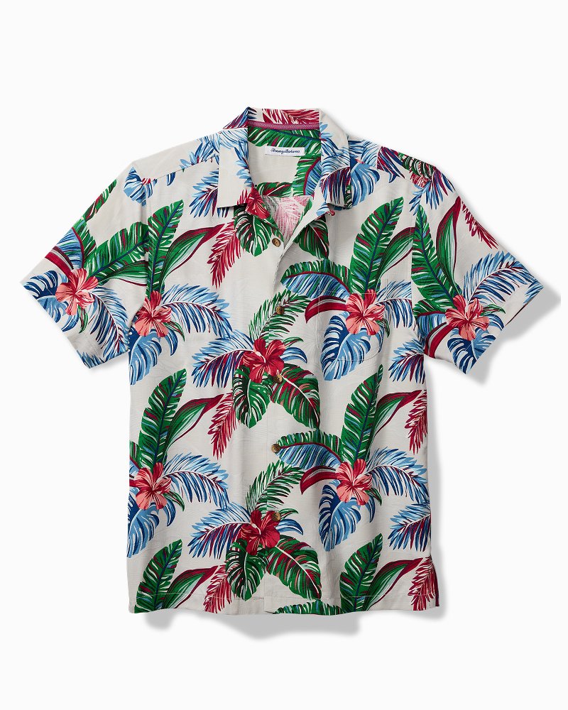 Big & Tall Frond Fusion IslandZone® Camp Shirt - Tommy Bahama Men