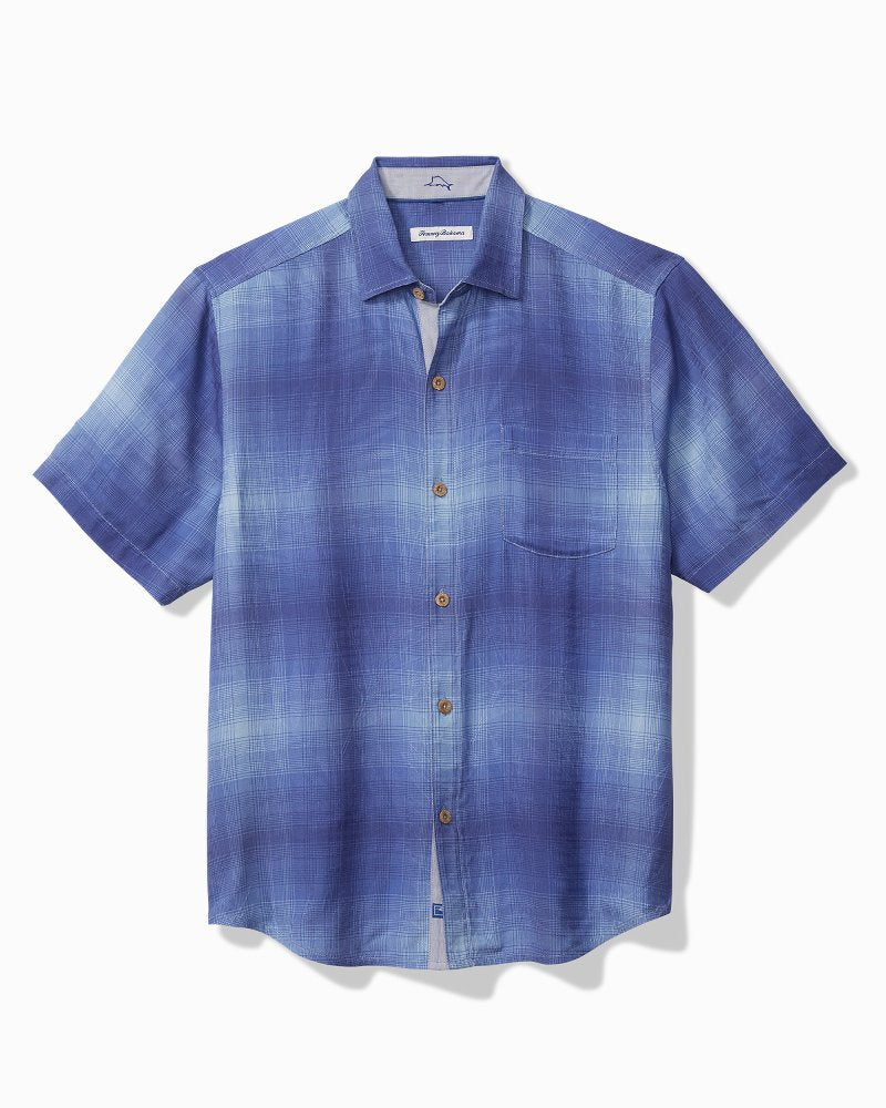 Big & Tall Madera Ombré Silk Camp Shirt - Tommy Bahama Men