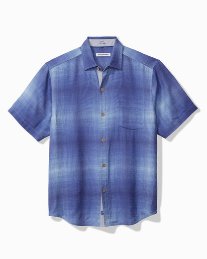 Big & Tall Madera Ombré Silk Camp Shirt - Tommy Bahama Men