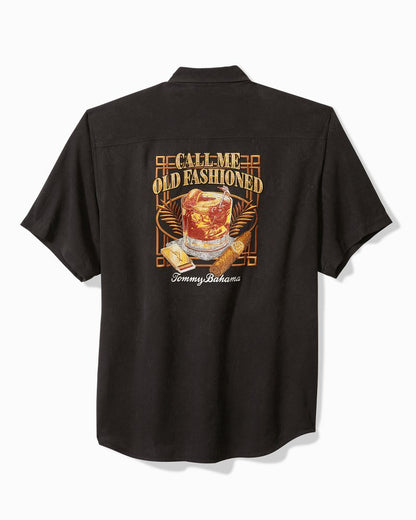 Big & Tall Call Me Old Fashioned Silk Camp Shirt - Tommy Bahama Men