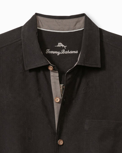 Big & Tall Call Me Old Fashioned Silk Camp Shirt - Tommy Bahama Men