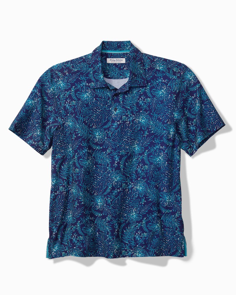 Big & Tall Bahama Coast Azul Burst IslandZone® Polo - Tommy Bahama Men