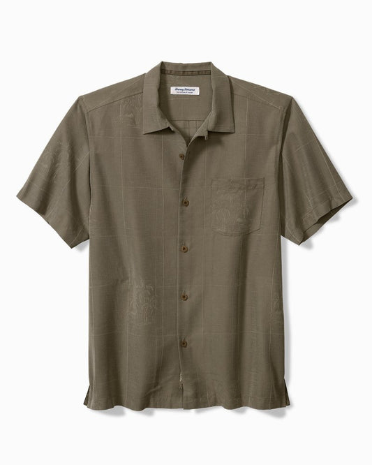 Big & Tall Coconut Point Palm Isle IslandZone® Camp Shirt - Tommy Bahama Men