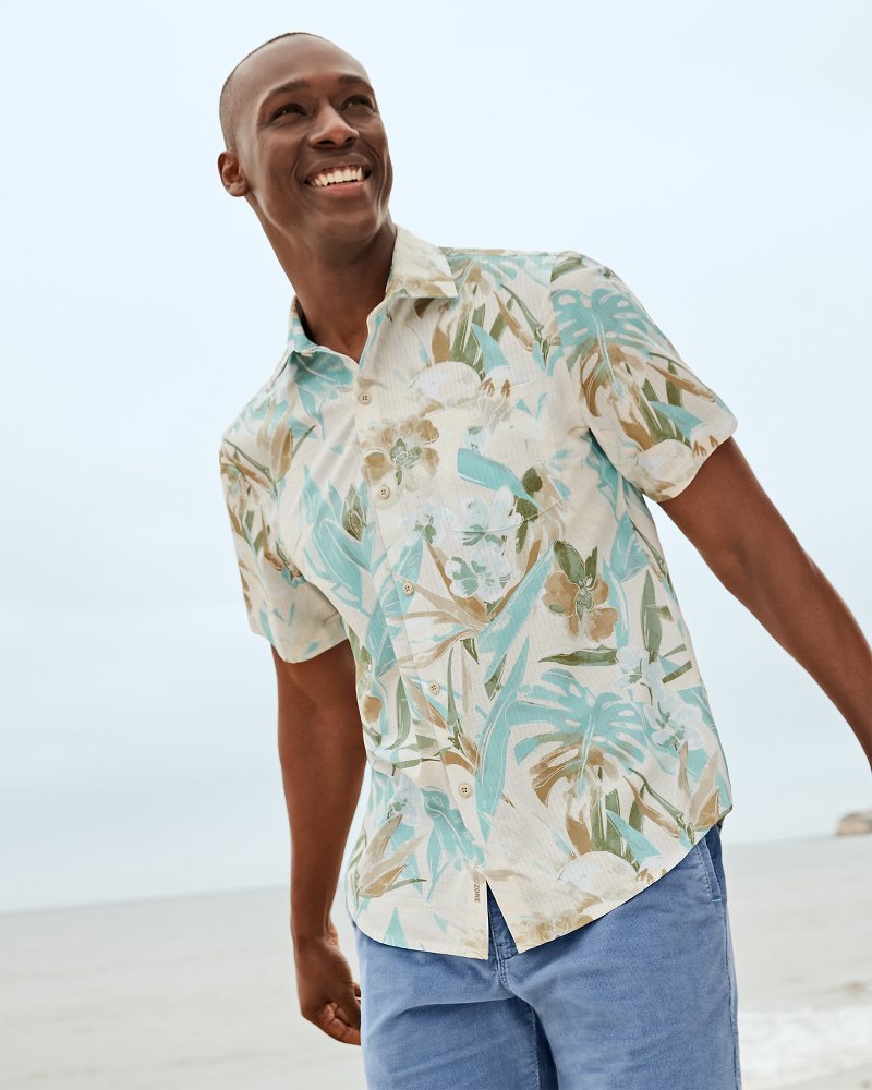 Big & Tall Bahama Coast Jungle Haven IslandZone® Shirt - Tommy Bahama Men