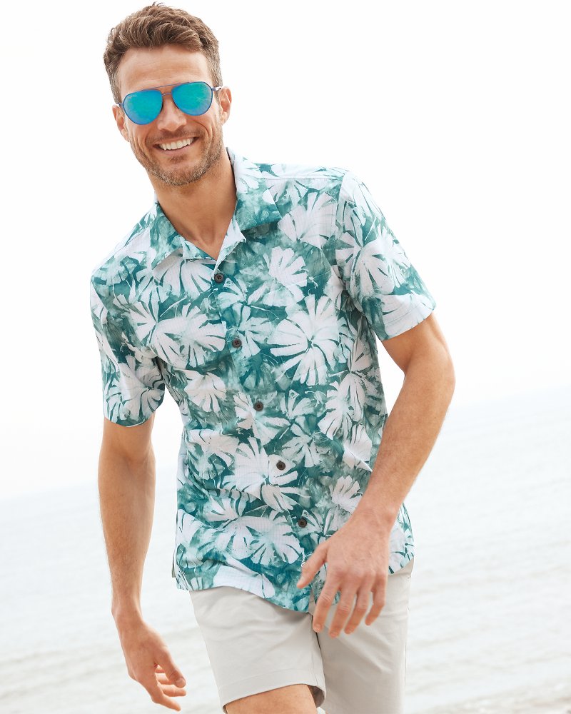 Big & Tall Bahama Coast Laguna Breeze IslandZone® Short-Sleeve Shirt - Tommy Bahama Men