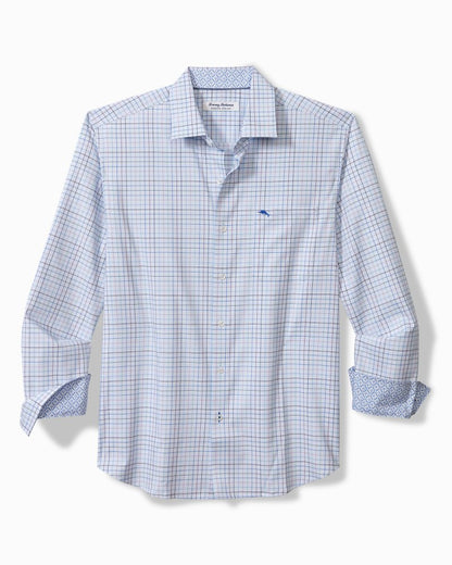 Big & Tall Sarasota Stretch Cabo Check IslandZone® Shirt - Tommy Bahama Men