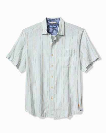 Big & Tall Sonora Stripe Linen-Blend Short-Sleeve Shirt - Tommy Bahama Men
