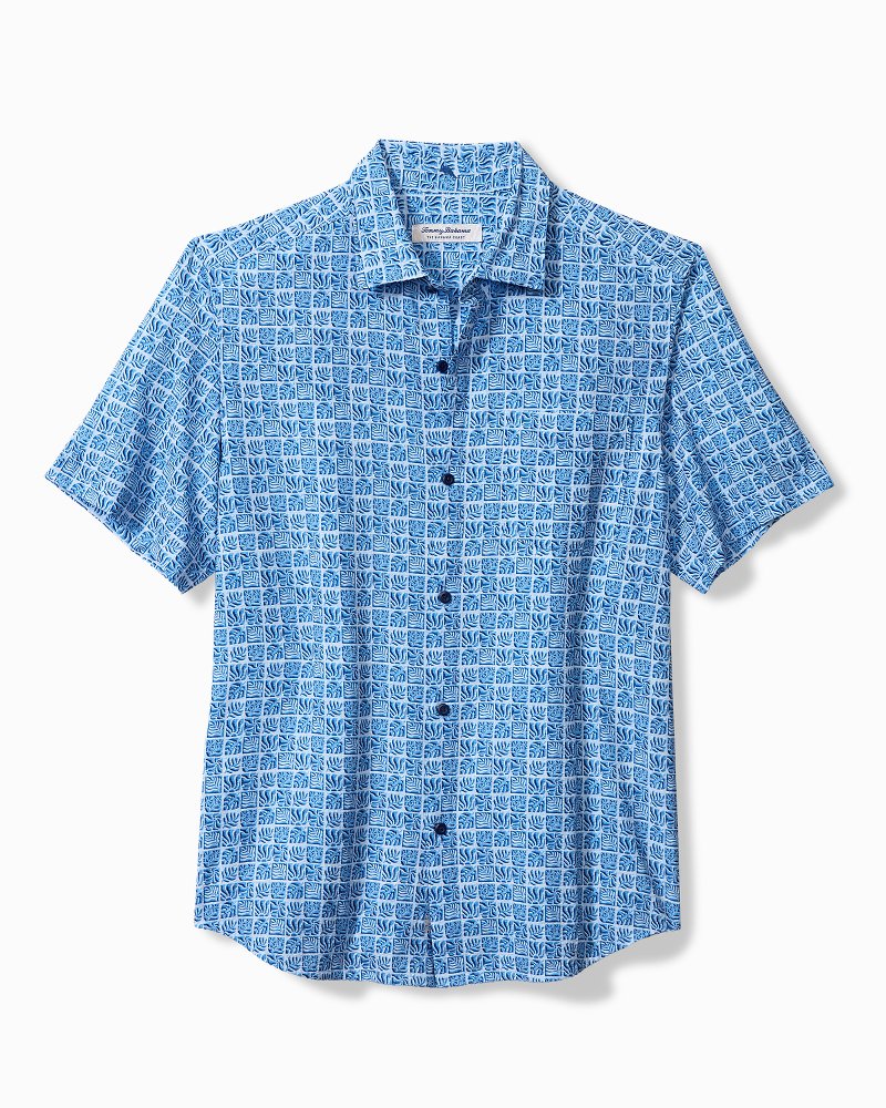 Big & Tall Bahama Coast Cozumel Tiles IslandZone® Shirt - Tommy Bahama Men