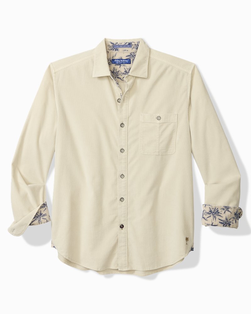 Big & Tall Coastline Cord Stretch Sun Fade Shirt - Tommy Bahama Men